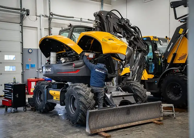 Autorizovaný servis stavebních strojů Mecalac