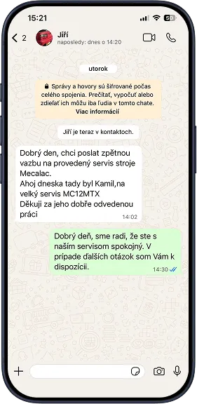 Hodnocení Jiřího na velký servis kolového rypadla Mecalac 12MTX