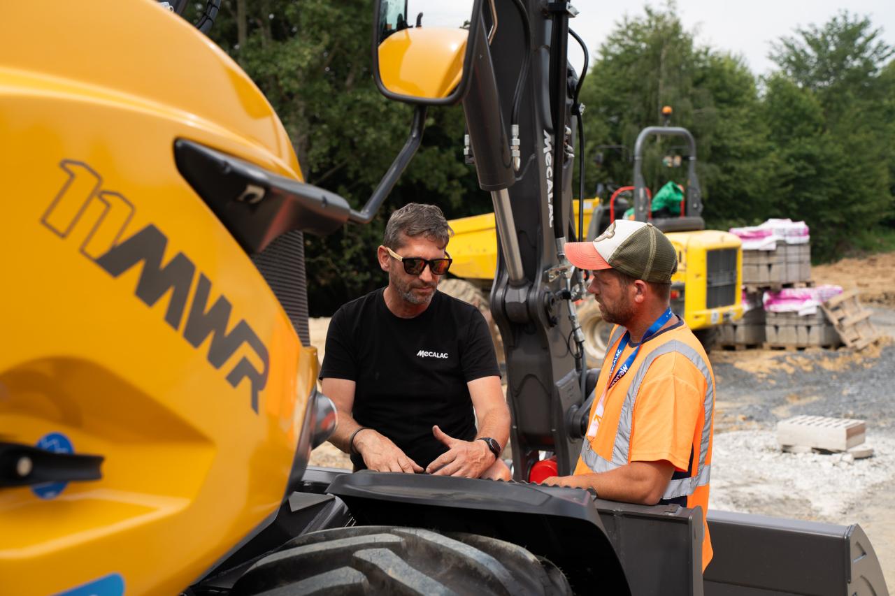 Libor, strojník a školitel na strojích značky Mecalac